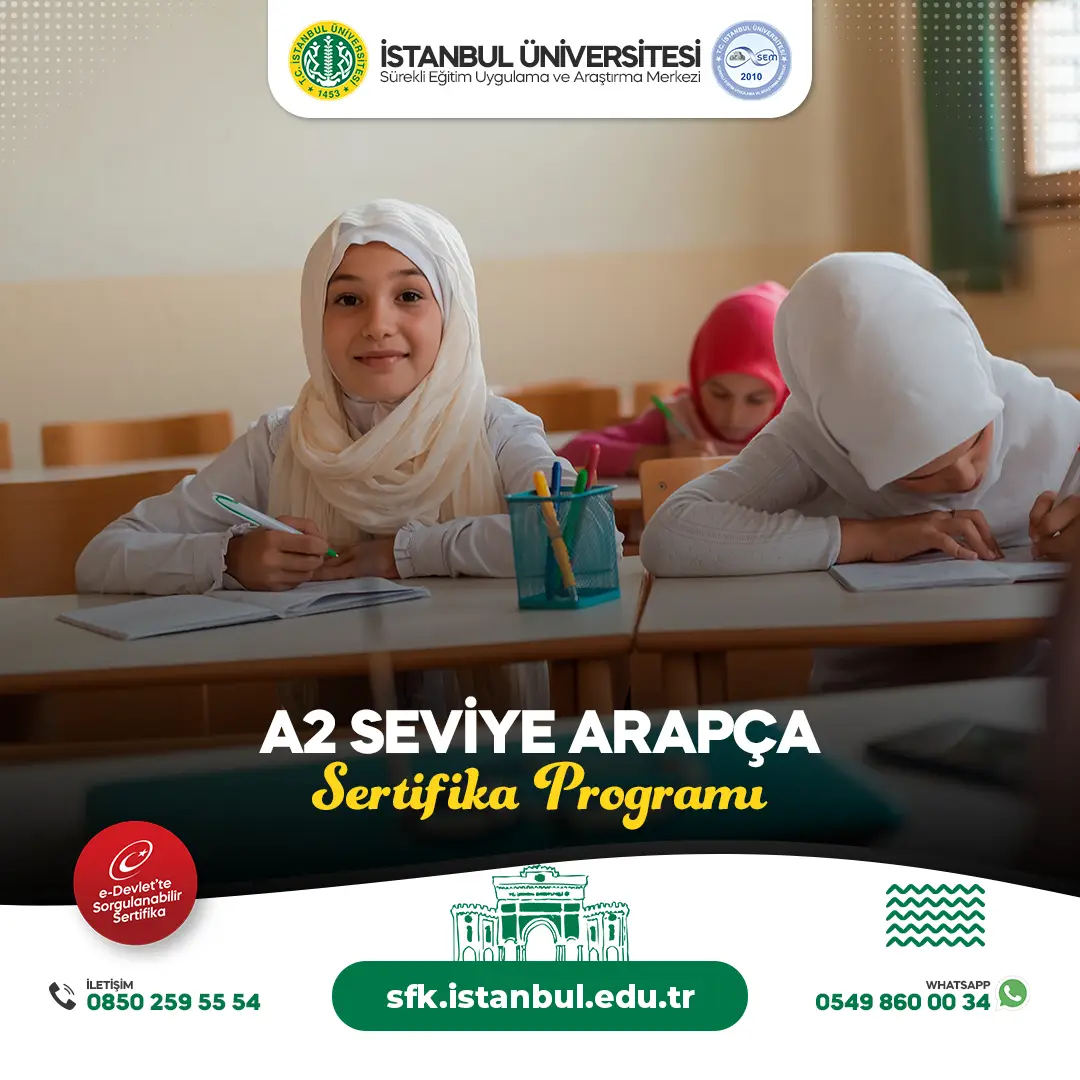 A2 Seviye Arapça Eğitimi
